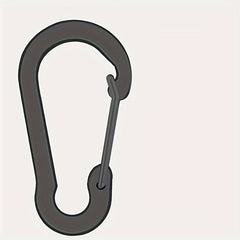 Aluminum Spring Hook Buckle for Camping