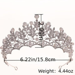 Crystal Faux Pearl Jewelry Set for Women Wedding