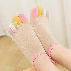 Women's Cotton Crew Toe Socks for Running