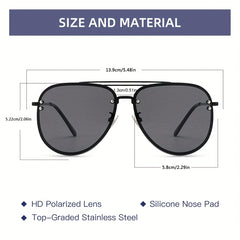 Large Frame UV400 Protection Sunglasses for Men and Women