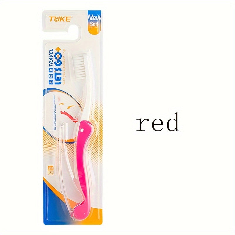 Portable Folding Toothbrush Soft Bristles Camping Travel