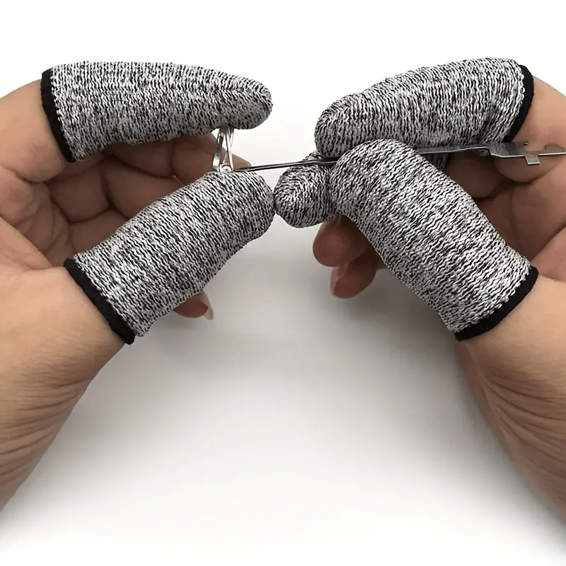 10pcs Cut Resistant Finger Cots Kitchen Work Protection