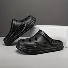 Men's Lightweight Comfy Clogs Hollow Out Non Slip Garden Shoes Summer