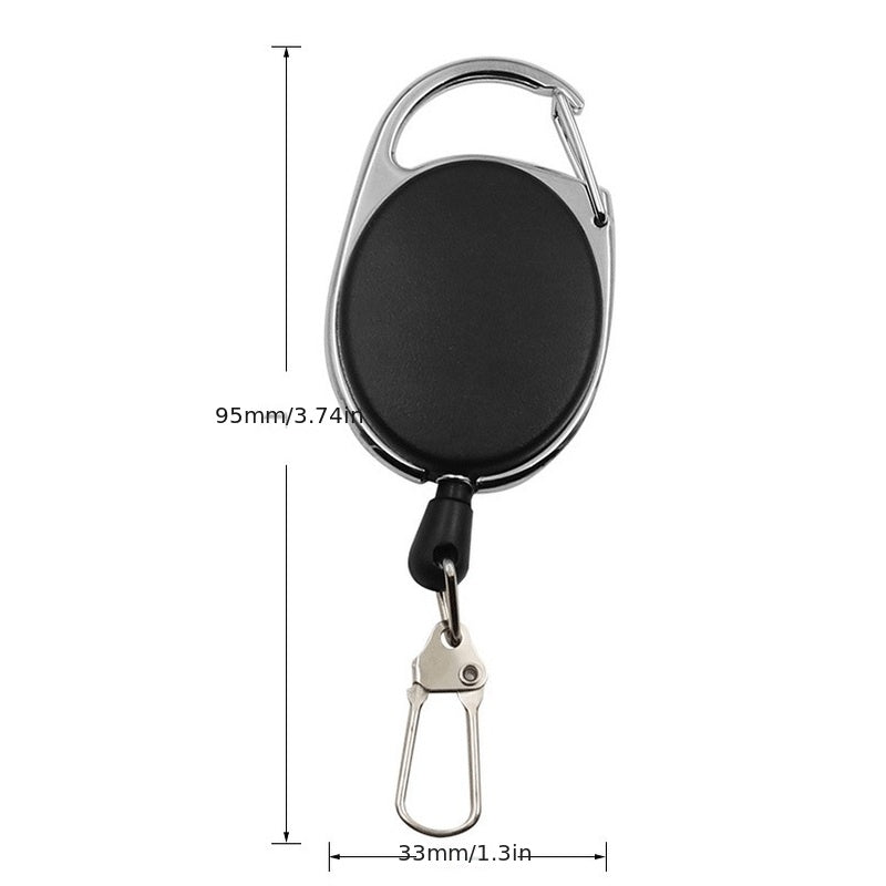 Quick Release Retractable Holder for Key Chain & Badge