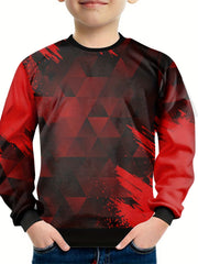 Kids Casual Sweatshirt Outdoor Pullover Top
