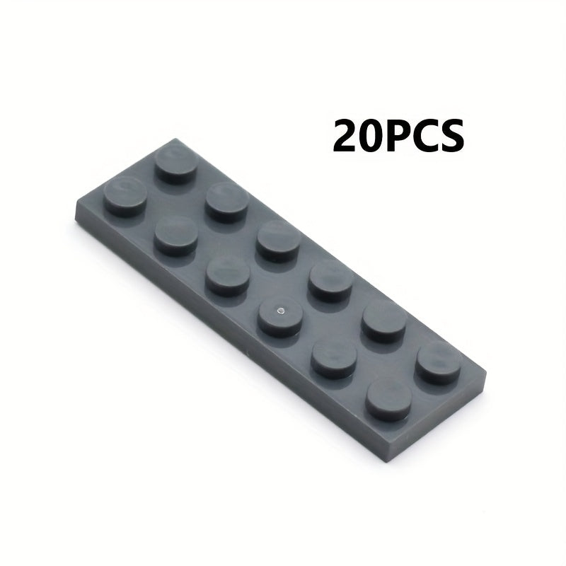 20pcs 2x6 Short Building Blocks for Creative DIY Assembly