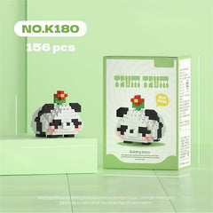 Halloween Panda Building Blocks Small Decoration Gift