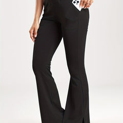 High Waist Flare Leg Pants for Women