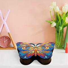 Butterfly Shape Wooden Box Retro Cosmetics Storage Box