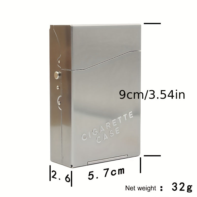 20 Pack Soft Cigarette Cases Aluminum Alloy Holder for Men