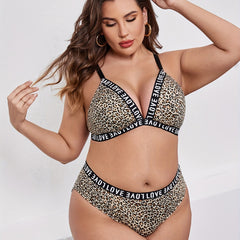 Sexy Leopard Print Bra & Panty Set