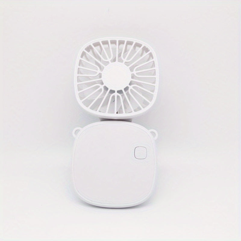 Square Folding Fan Portable Fan Handheld USB Rechargeable Fan