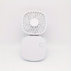 Square Folding Fan Portable Fan Handheld USB Rechargeable Fan