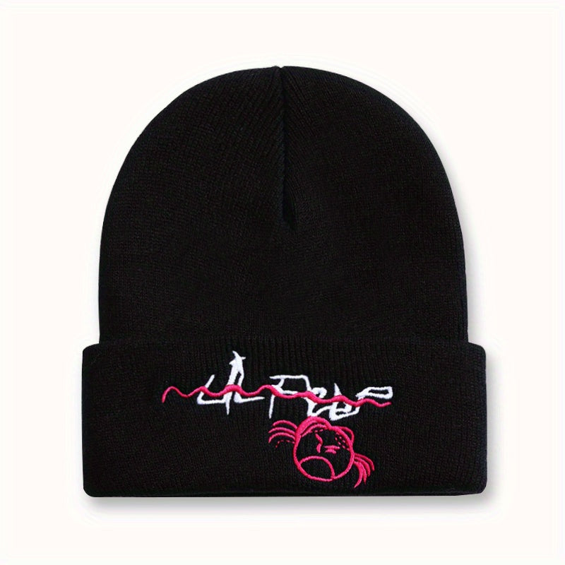 Men's Embroidered Beanie Hat