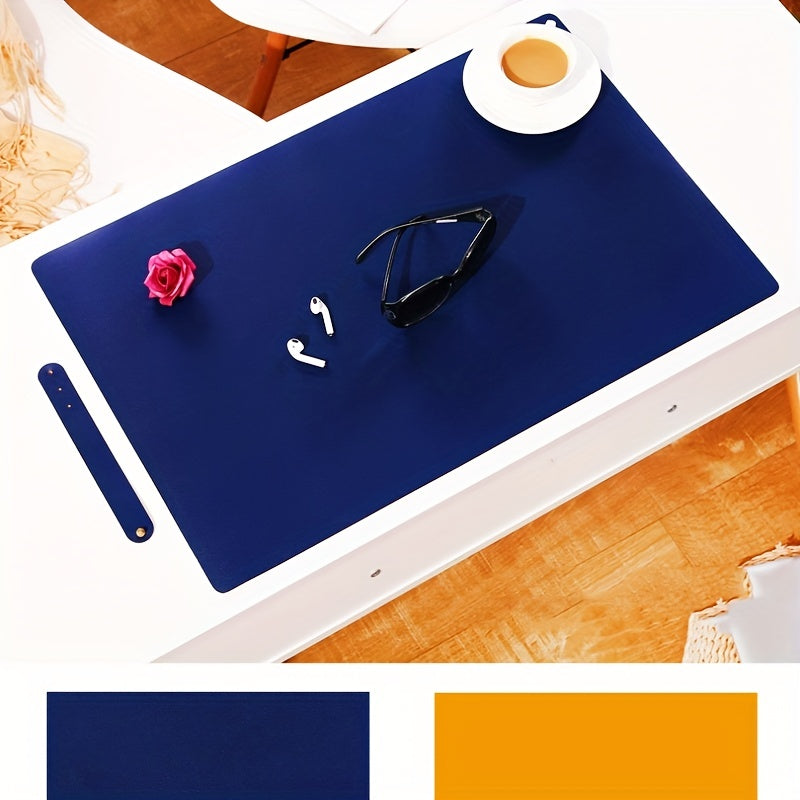Thick PU Leather Mouse Pad Double Sided Desk Writing Pad
