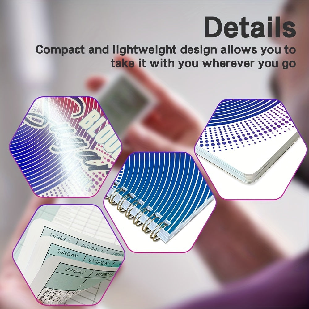 Blood Glucose Monitoring Log A5 Size