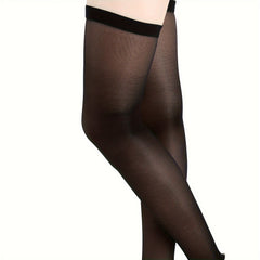 8 15mmHg Compression Socks Thigh High - Size Up 1pair