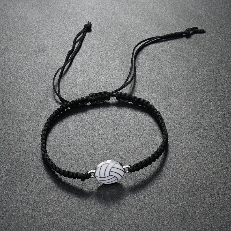 Braided Hand Rope Volleyball Team Fan Bracelet Football Basketball Bracelet