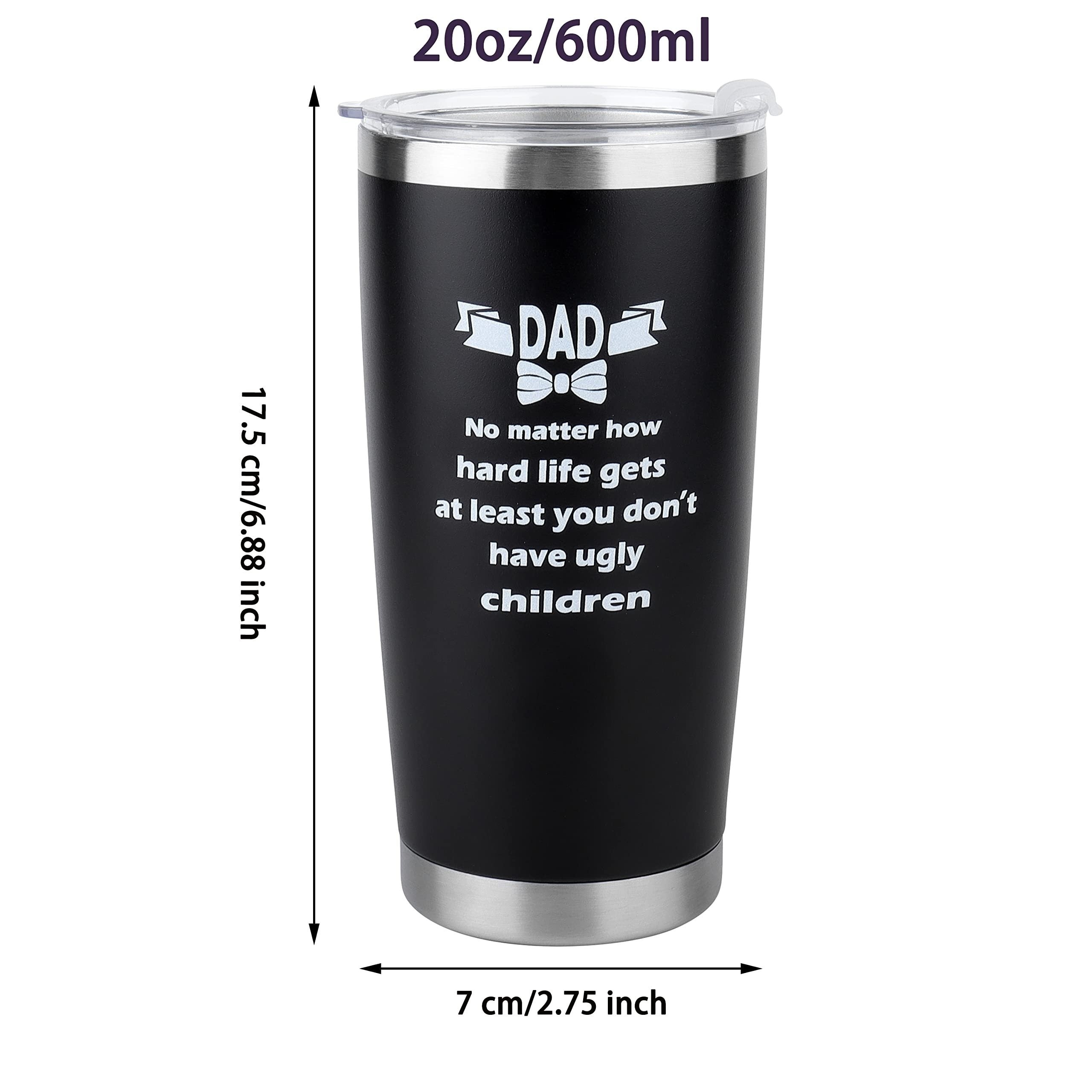 Dad Birthday & Christmas Gift 20oz Stainless Steel Coffee Cup