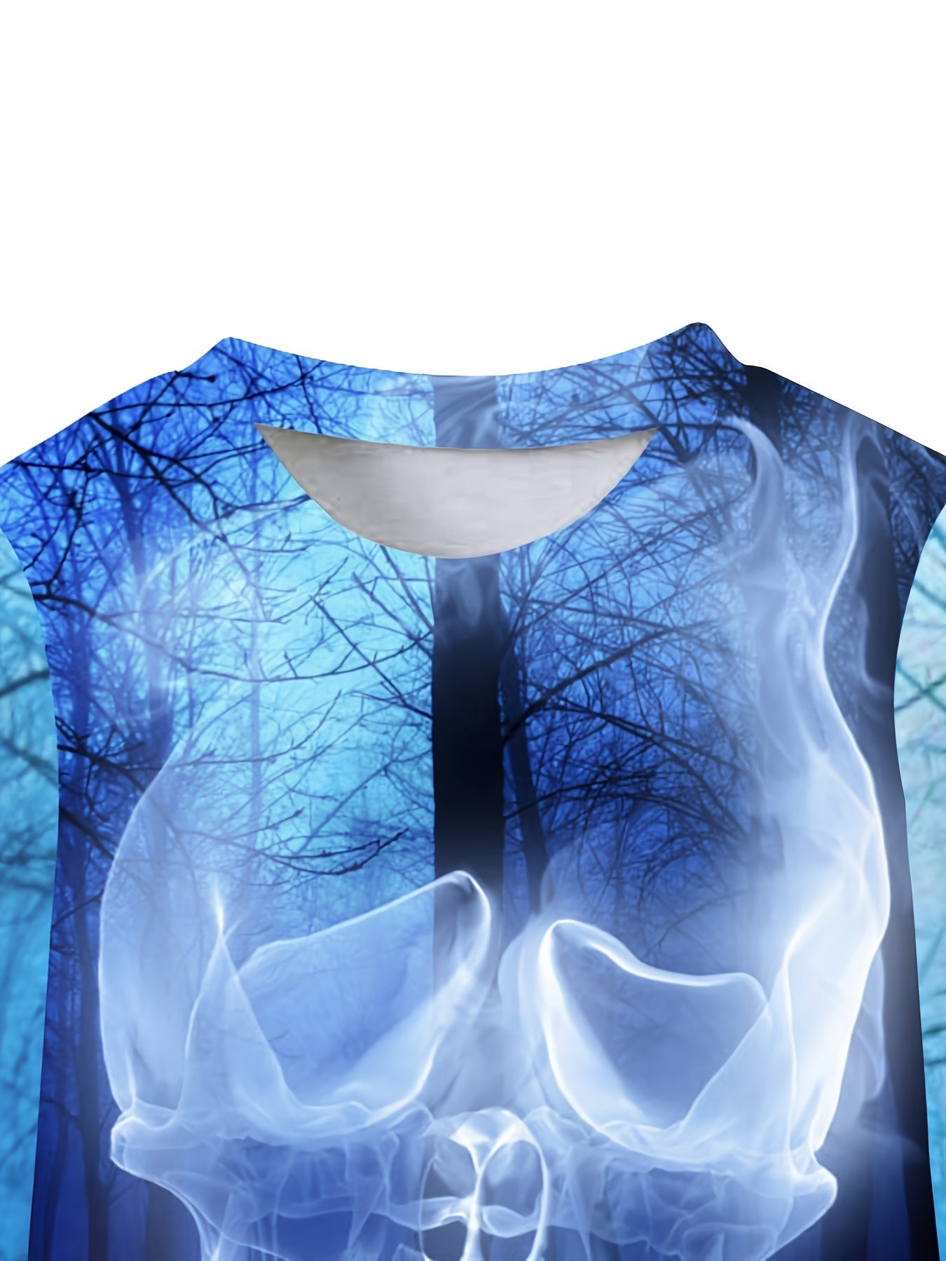 3D Skull Long Sleeve Outdoor T shirt Youth Halloween Tees