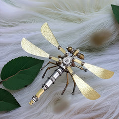 Mechanical Dragonfly Steampunk Metal 3D Jigsaw Puzzle Toy