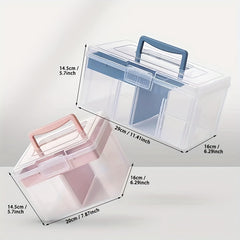Double Layer Nail Polish Storage Box - Travel & Home Use