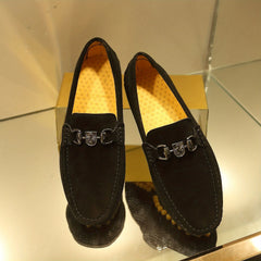 Men's Comfy Moc Toe Loafer Shoes Non-slip Slip On Driving Shoes