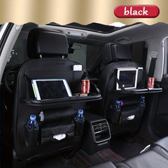 Car Seat Back Organizer Storage Bag with Tray