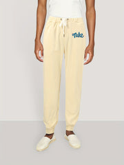 Men's Personality Print Casual Trousers Drawstring Elastic Pants