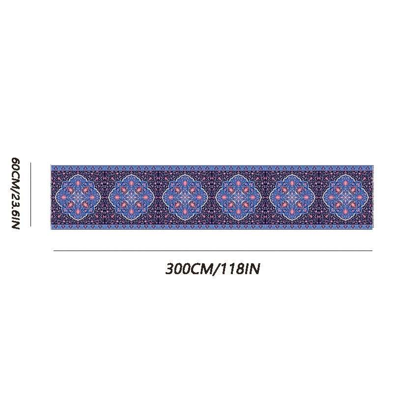 Bohemian Vintage Hallway Rug Moroccan Style Kitchen Mat