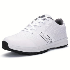Men's Golf Sneakers Non Slip Comfy Breathable Shoes