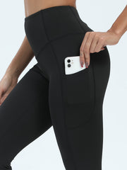 High Waist Yoga Pants w/ Pocket High Stretch Sports Leggings