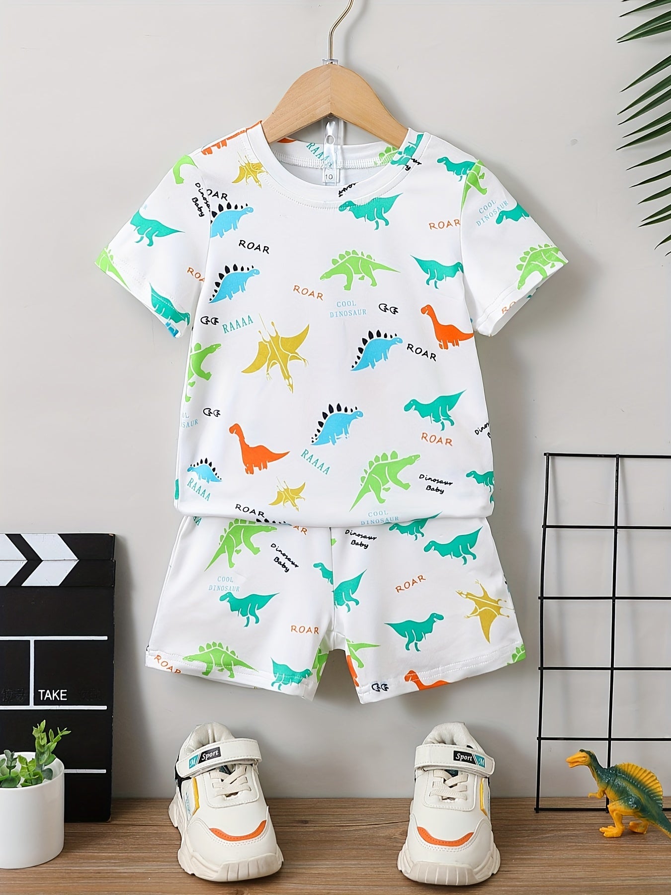 Baby Boys Suit Split T-shirt and Shorts Set