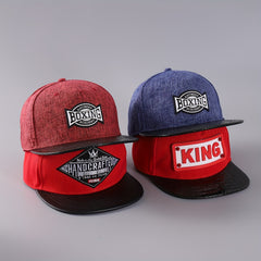 Hip Hop Cotton Blend Embroidered Print Baseball Cap