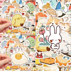 50pcs Drawing Graffiti Stickers for Laptop Helmets Water Cup