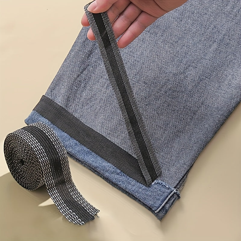 Self Adhesive Pants Paste Iron On Edge Repair Jean Clothing Apparel DIY Sewing