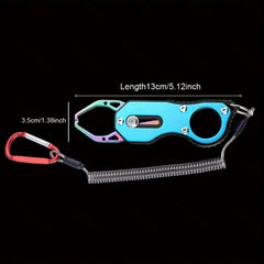 Portable Stainless Steel Fish Gripper Mini Fishing Plier 5 12in