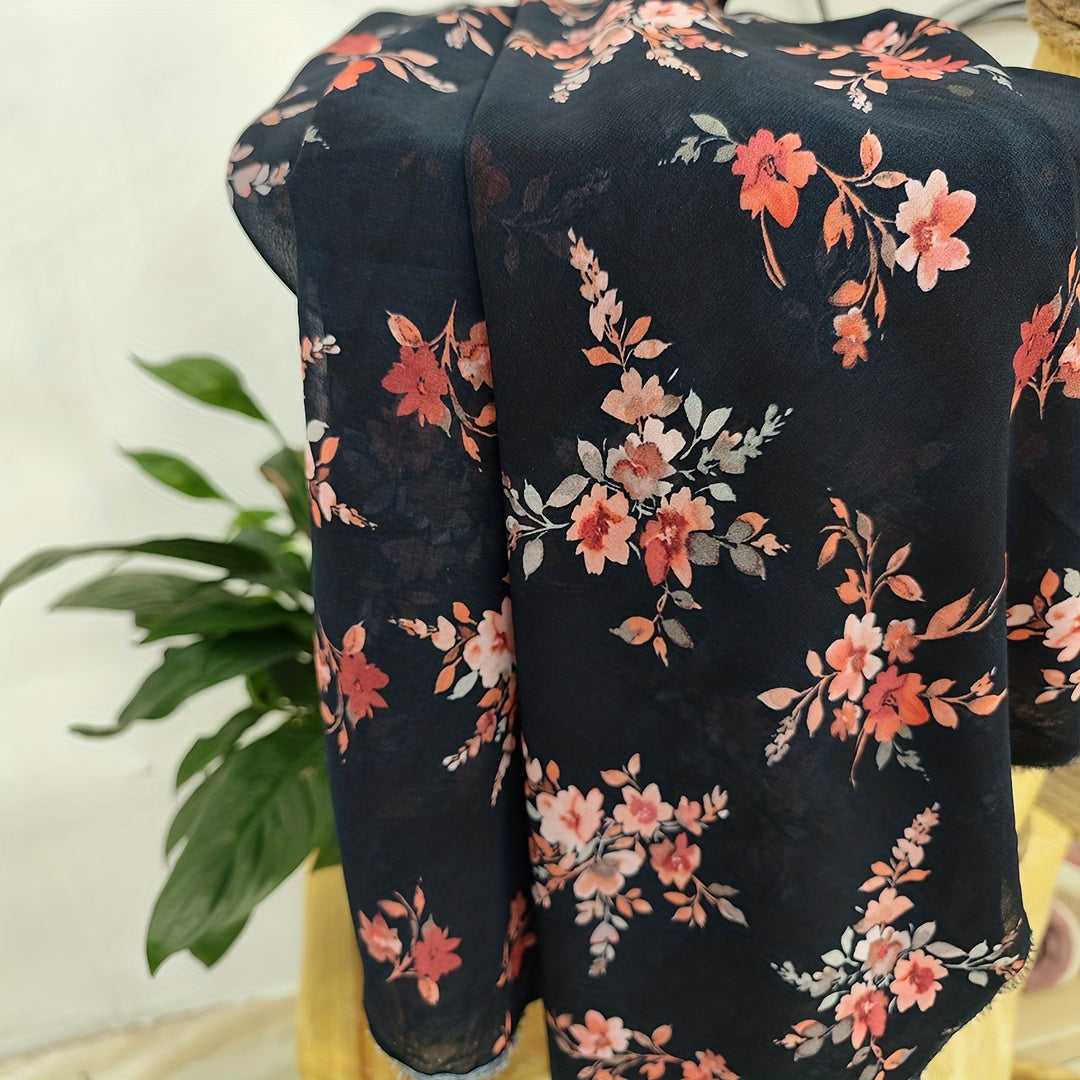 1yd Chiffon Fabric Comfortable Breathable DIY Clothes Pants Dress Manual Cut