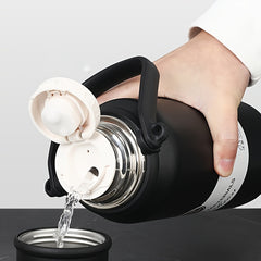 1200ml Stainless Steel Water Kettle Portable Insulated Cup for Outdoor Sports