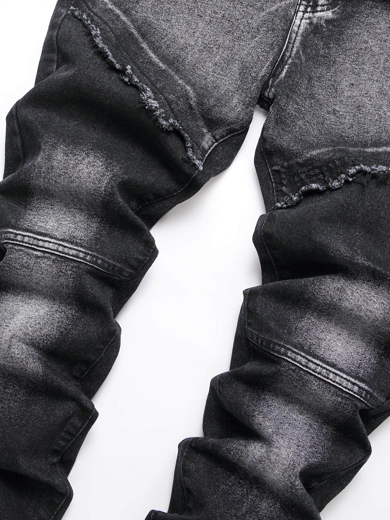 Men's Street Style Stretch Denim Pants for Spring Summer