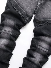 Men's Street Style Stretch Denim Pants for Spring Summer