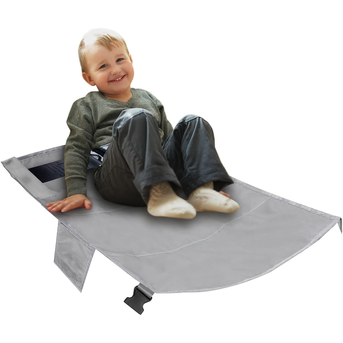 Kids Airplane Seat Extender & Footrest Hammock for Travel