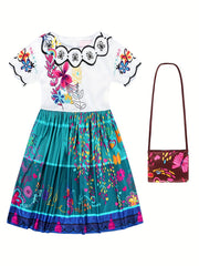 2pcs Toddler Girls Princess Costume Halloween Dress