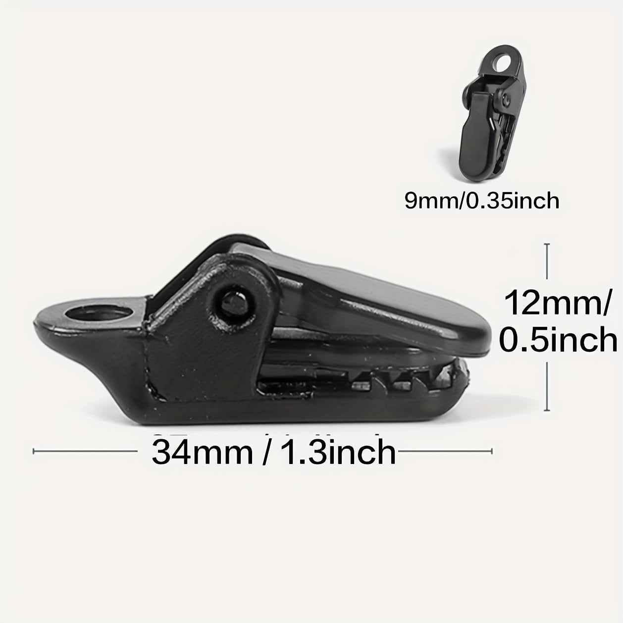 10pcs Mini Camping Tent Clips Lightweight Tarpaulin Clips