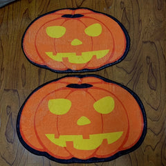 Creative Pumpkin Carpet Halloween Carpet Soft Mat Dining Table Carpet