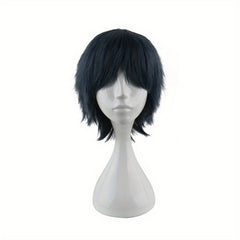 Men's Dress Up Short Wig With Bangs for Parties