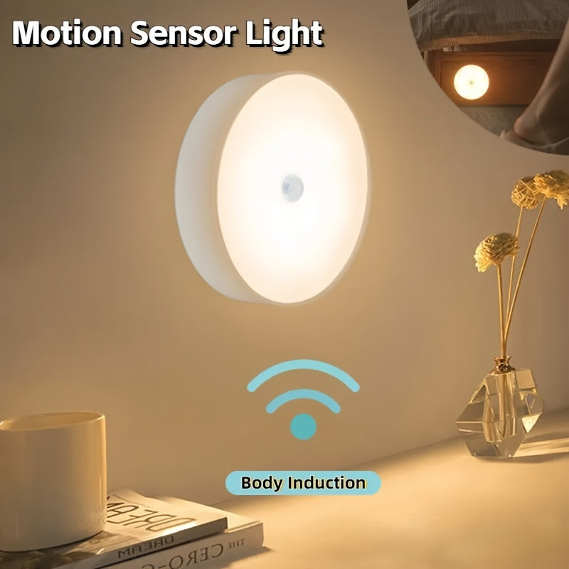USB Rechargeable Motion Sensor Step Light Dimmable Night Light