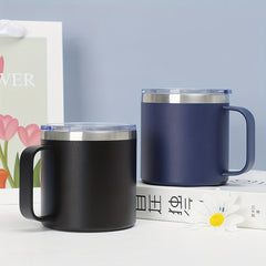 12 14oz Stainless Steel Coffee Mug Sports Water Bottle Gift