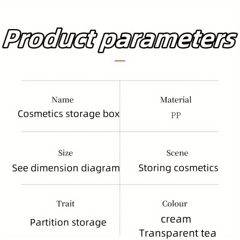 Cosmetic Storage Box Desktop Drawer Skin Care Products Rack