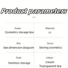 Cosmetic Storage Box Desktop Drawer Skin Care Products Rack